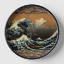 Suche nach die große welle von kanagawa wanduhren Vintag