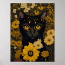 Suche nach gelbe katze poster Blumenmuster