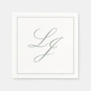 Suche nach monogram papierservietten Elegant
