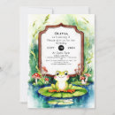 Suche nach frosch einladungen Aquarell
