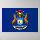 Suche nach michigan flagge poster Patriotisch