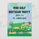 Suche nach mini golf einladungen Jungen