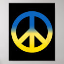 Suche nach friedenssymbol poster Ukrainische flagge