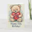 Suche nach alles gute zum 75 geburtstag karten Party
