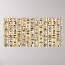 Suche nach hieroglyphen poster Ankh