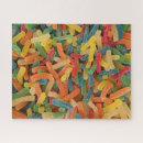 Suche nach süßigkeit puzzle Mehrfarbig
