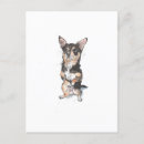 Suche nach niedlicher chihuahua postkarten Aquarell