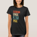 Suche nach legende seit 1953 tshirts Juli