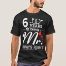 Suche nach 6 jahrestags tshirts Hochzeitstag