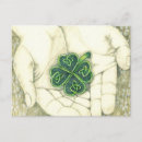 Suche nach keltischer knoten postkarten Kleeblatt