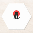 Suche nach schwarze katzen untersetzer Verrückte katzenfrau
