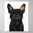 Suche nach französische bulldoggen poster Aquarell