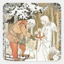 Suche nach winterszene aufkleber Aquarell