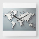 Suche nach world map wanduhren Welt