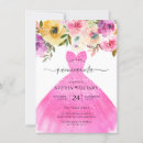 Suche nach rosa kleid einladungen Aquarell