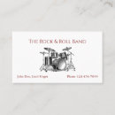 Suche nach rock and roll visitenkarten Band