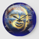 Suche nach mondgesicht wanduhren Sterne