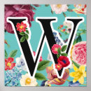 Suche nach buchstabe w poster Personalisiert