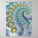 Suche nach goldene spirale poster Blau
