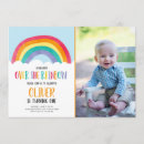 Suche nach regenbogengeburtstag einladungen Über dem regenbogen
