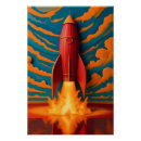 Suche nach vintage rakete poster Science fiction
