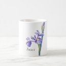 Suche nach lila iris blume tassen Aquarell