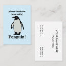 Suche nach pinguin visitenkarten Lustig