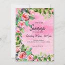 Suche nach aquarell blumenstrauß einladungen Rosa rosen