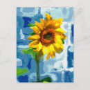 Suche nach orange sonnenblume postkarten Blau
