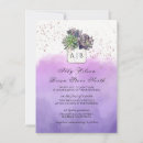 Suche nach lila grüne hochzeit einladungen Botanisch