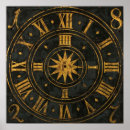 Suche nach antike uhr poster Gold