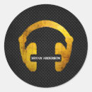 Suche nach dj kopfhörer aufkleber Diskjockey