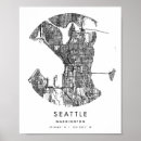 Suche nach seattle poster Minimalistisch