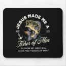 Suche nach jesus fische mousepads Fischer