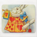 Suche nach weißes kaninchen mousepads Alice im wunderland