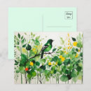 Suche nach grüner vogel postkarten Aquarell