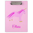 Suche nach rosa einhorn klemmbrett Fantasie