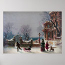 Suche nach die im schnee spielen poster Vintag