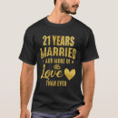 Suche nach 21 hochzeitstag tshirts Ehepaar