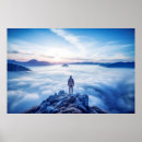 Suche nach herausforderung poster Berge