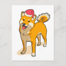 Suche nach shiba inu hund postkarten Illustration