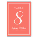 Suche nach koralle tischkarten Schick