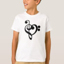 Suche nach bassschlüssel tshirts Herz