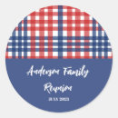 Suche nach roter gingham aufkleber Unabhängigkeitstag