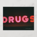 Suche nach drogen postkarten Schwarz