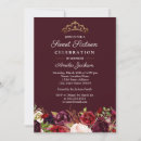 Suche nach floral sweet 16 einladungen Rot