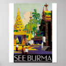 Suche nach burma poster Vintag