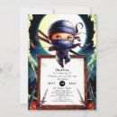 Suche nach ninja geburtstag einladungen Aquarell