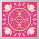 Suche nach rosa mandala poster Heilige geometrie