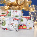 Suche nach vintages auto geschenkpapier Baum